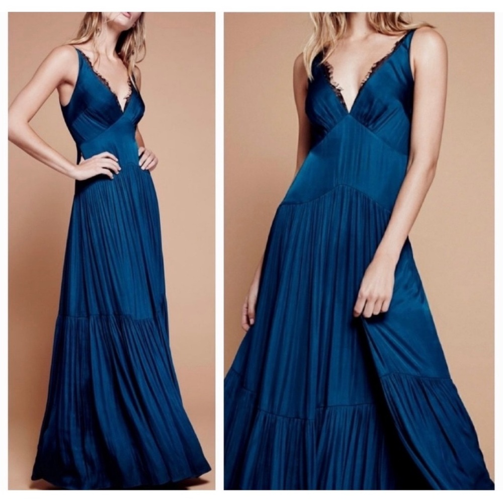 Free People Teal Maxi Dress